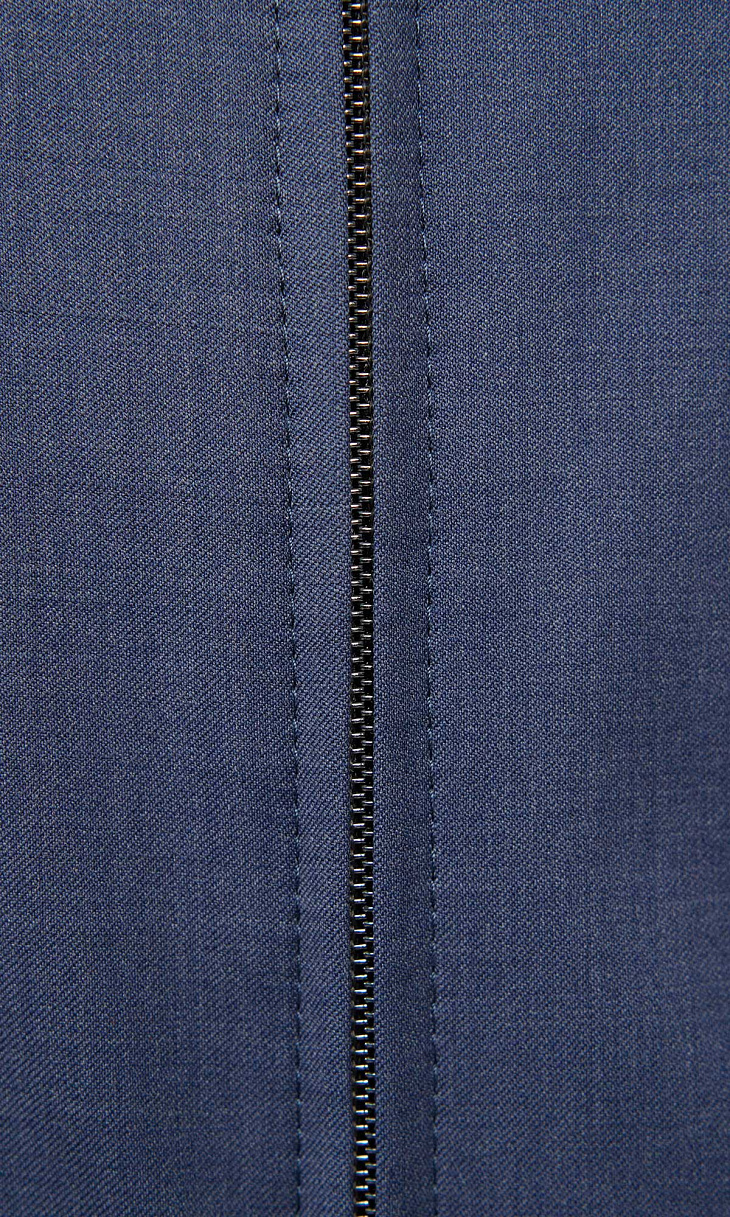 HUGO BOSS: Куртка-бомбер из шерсти