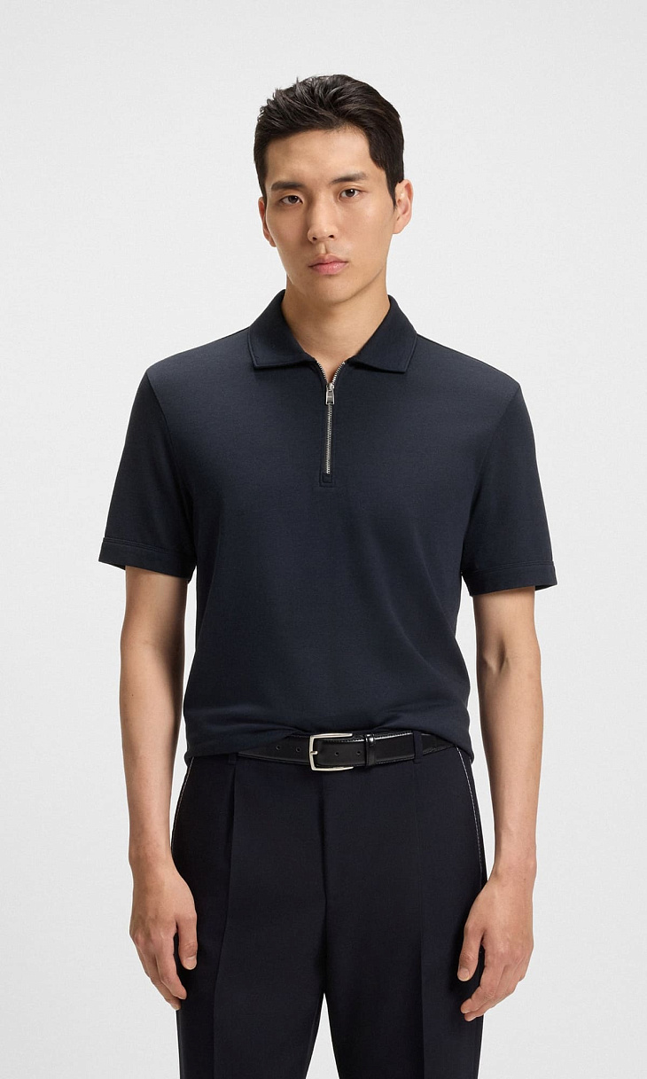 HUGO BOSS: Поло из лиоцелла