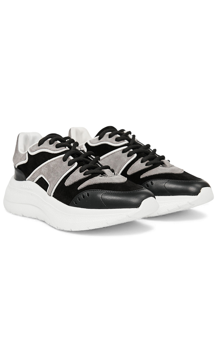 CASADEI: Кроссовки из кожи и замши