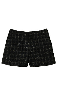 Шорты-букле с рисунком в клетку