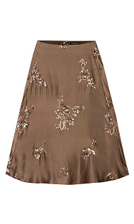 Юбка с вышивкой из пайеток