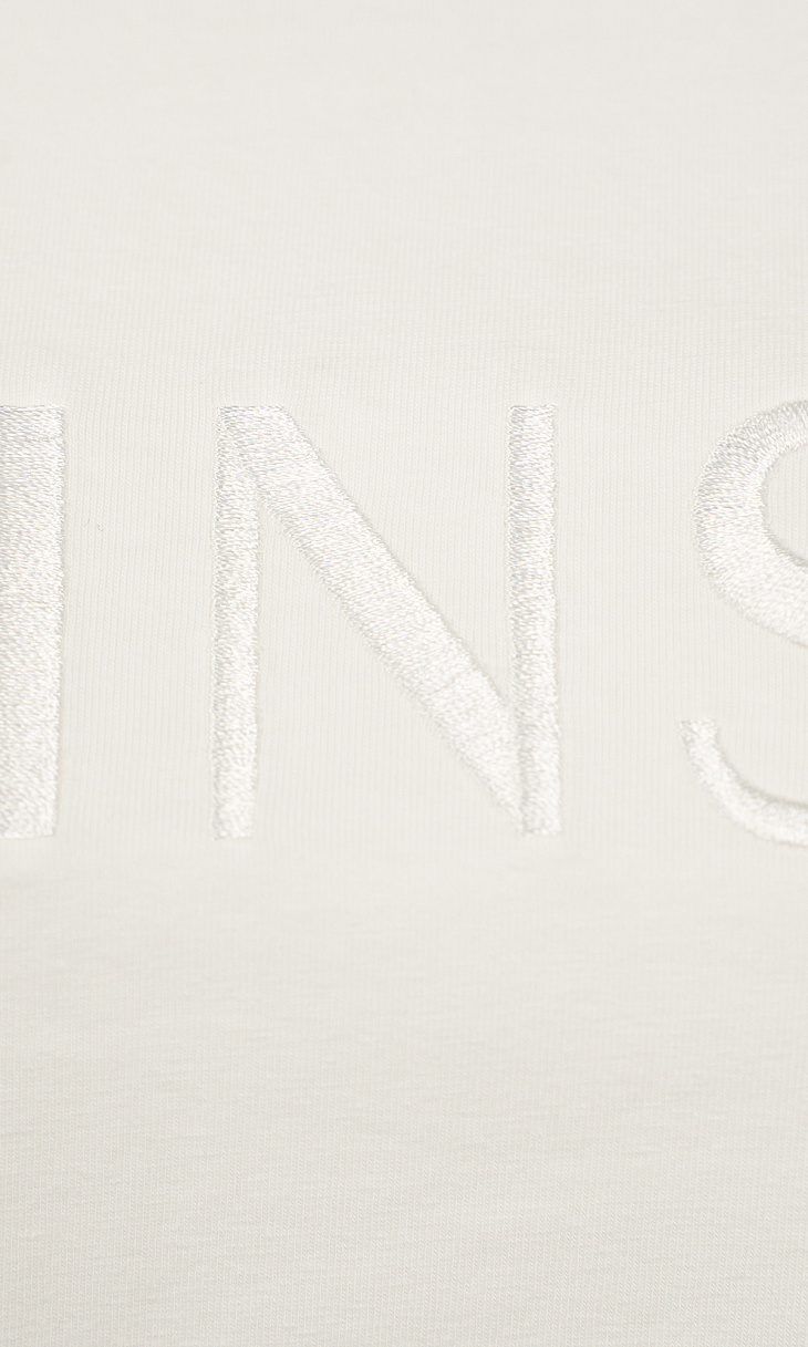 TWINSET: Футболка с вышитым логотипом