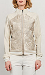 BOGNER: Куртка с атласной вставкой и вышивкой