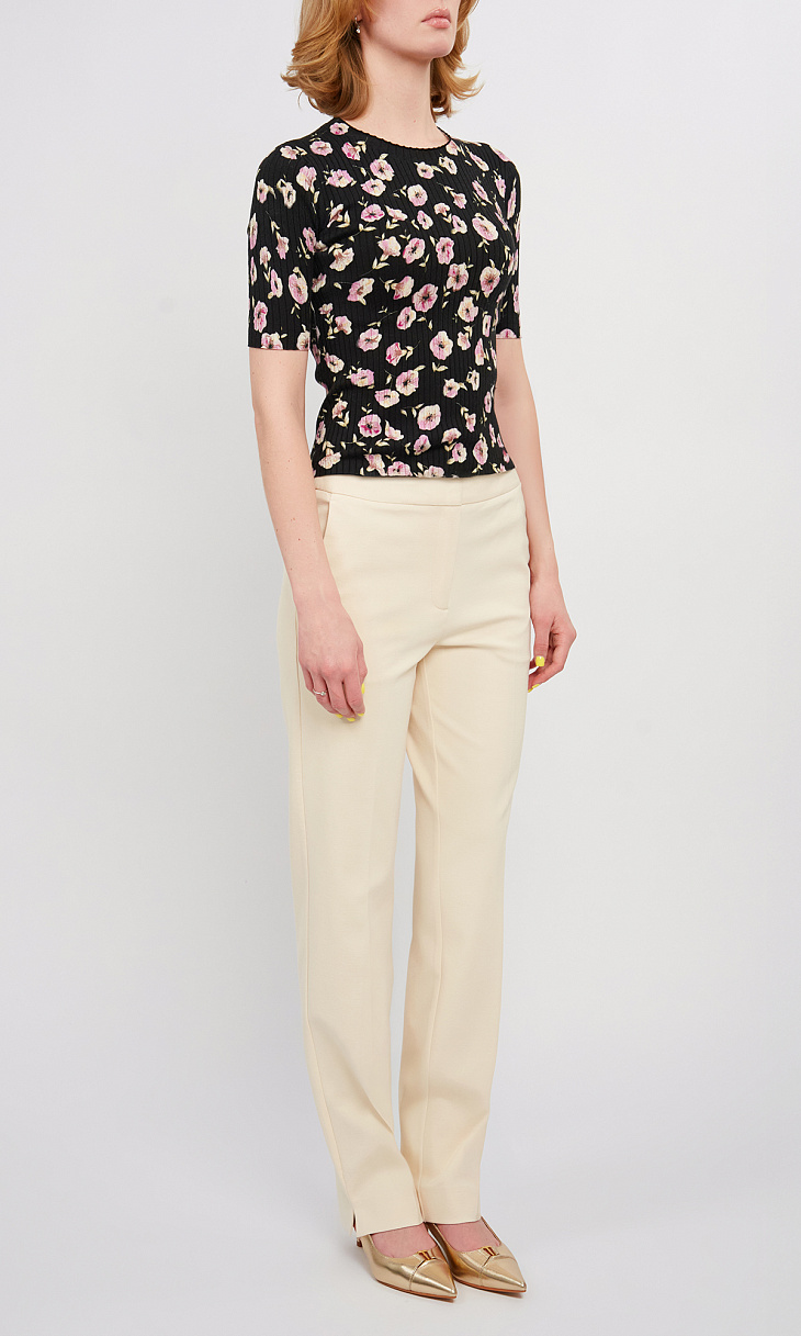 TWINSET: Прямые брюки