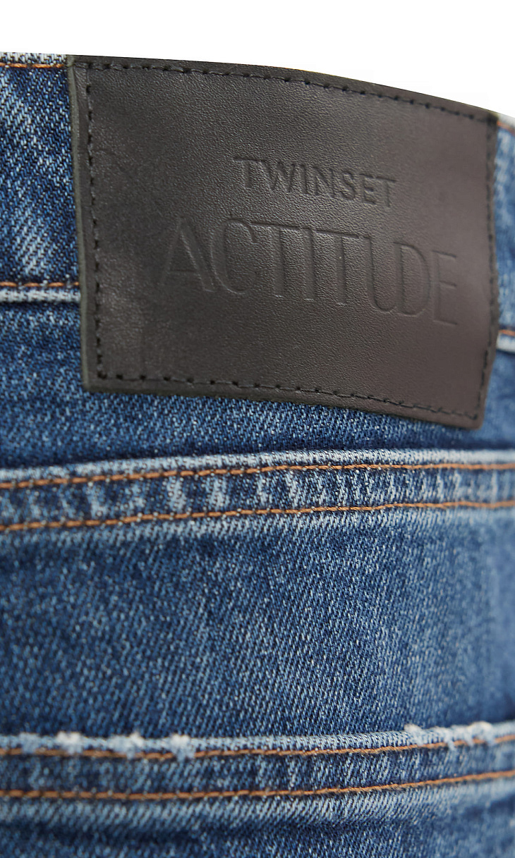 TWINSET: Джинсы-клеш