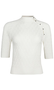 Пуловер пуговицами