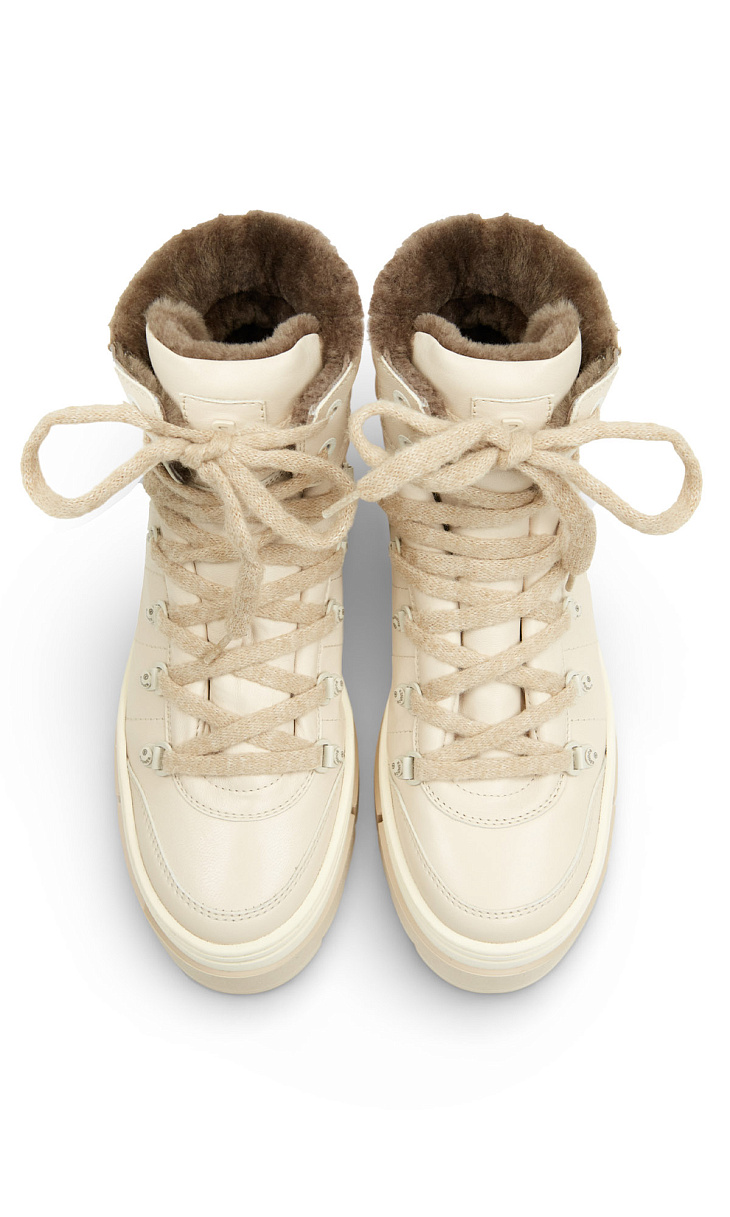 Bogner: Полусапоги из кожи и меха 