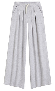 Широкие брюки из хлопка