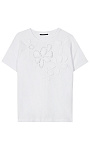 LUISA CERANO: Футболка с вышивкой