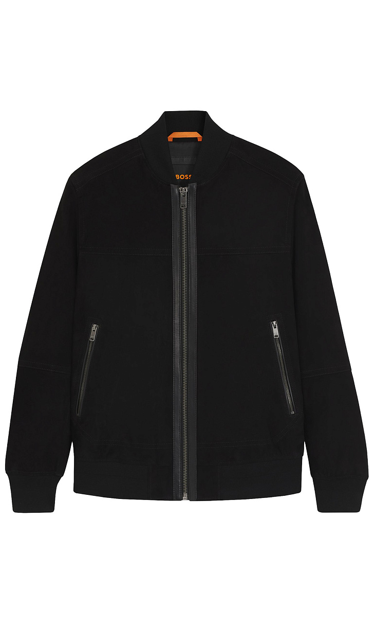 HUGO BOSS: Куртка из замши