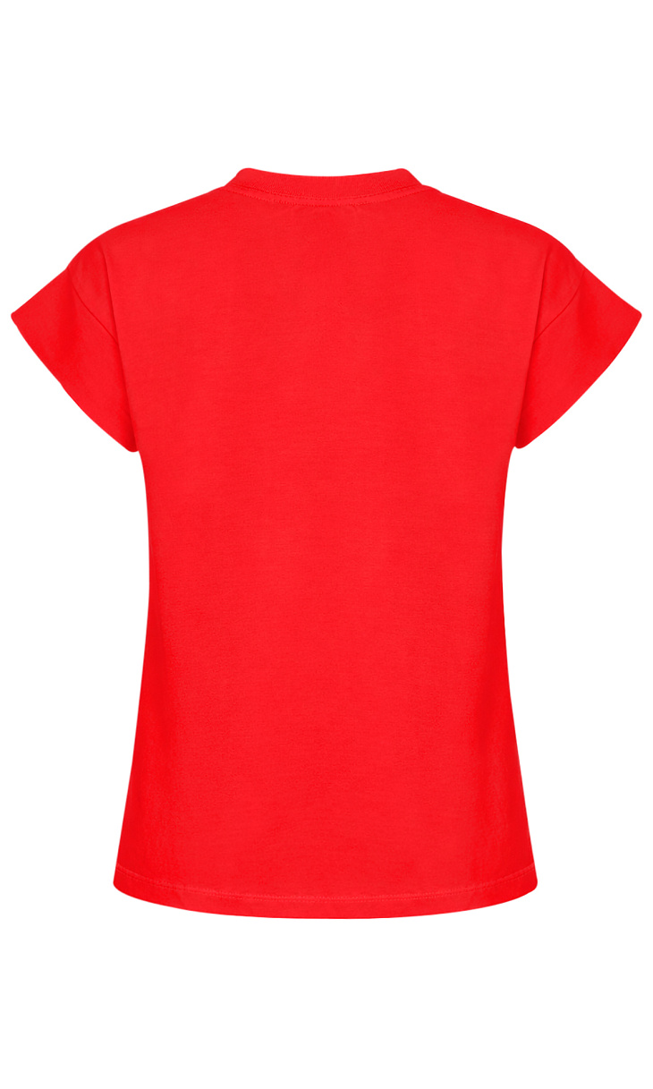 TWINSET: Футболка с вышитым логотипом