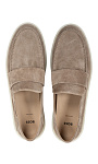 HUGO BOSS: Слипоны из замши