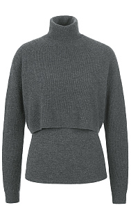 Пуловер из шерсти и кашемира