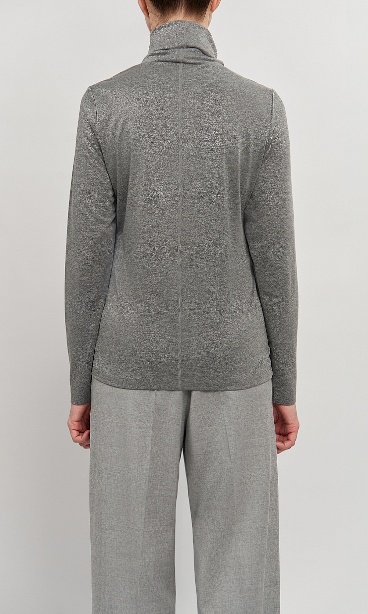 BOGNER: Водолазка с металлизированной нитью