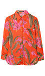 LUISA CERANO: Блуза с цветочным принтом