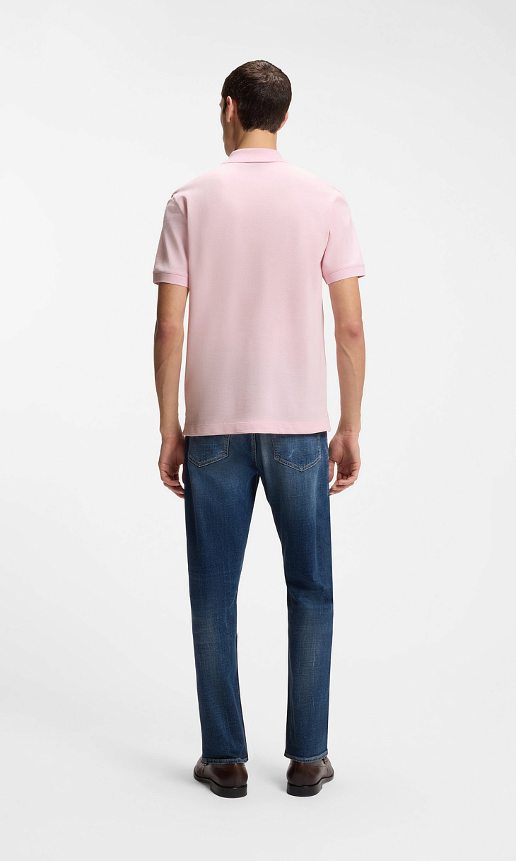 HUGO BOSS: Поло с вышитым логотипом