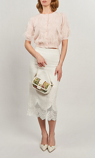 Юбка с кружевом