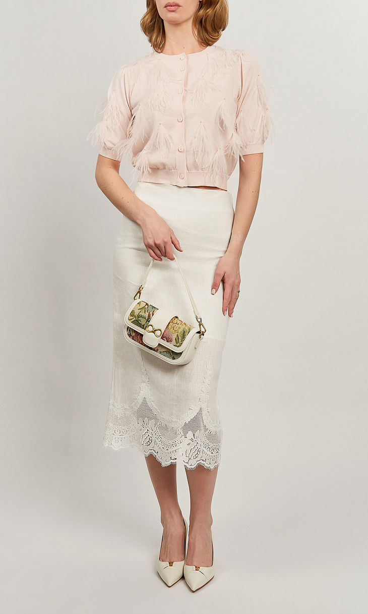 TWINSET: Юбка с кружевом