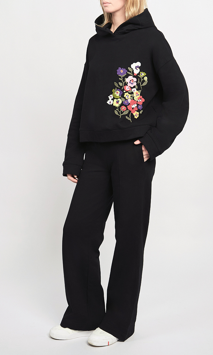 TWINSET: Толстовка с вышивкой