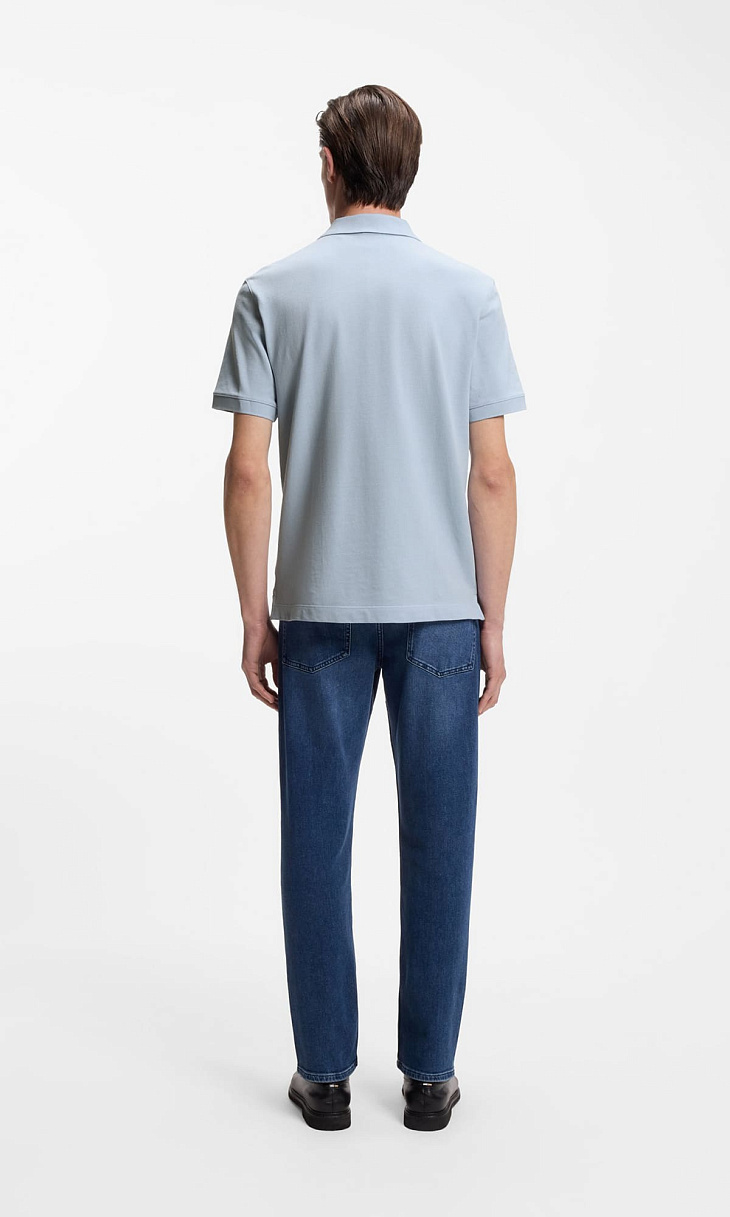 HUGO BOSS: Поло с вышитым логотипом