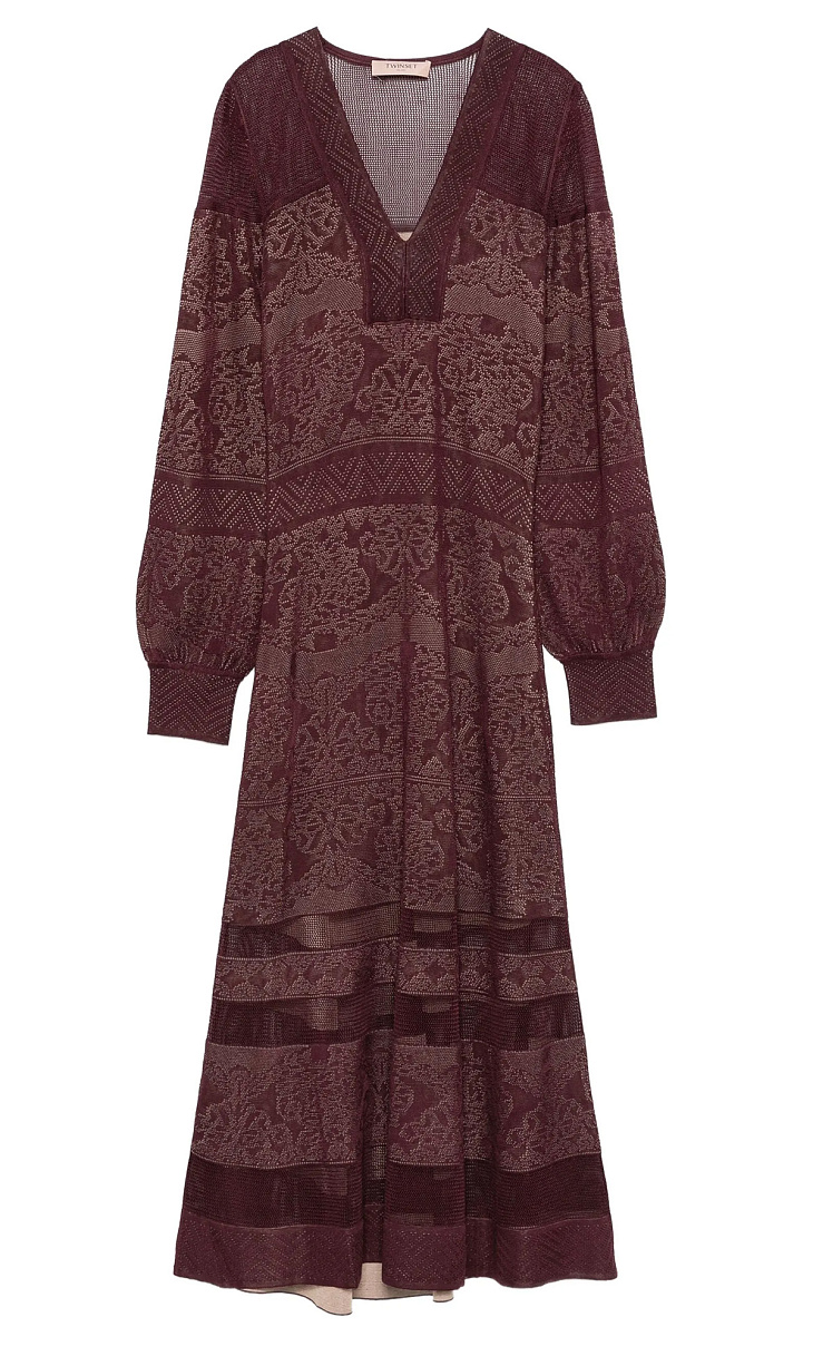 TWINSET: Ажурное платье