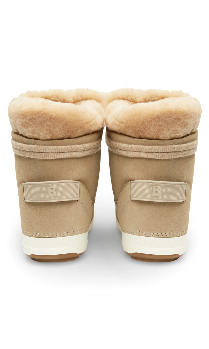 BOGNER: Мунбуты из замши и меха