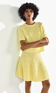 Пуловер с короткими рукавами