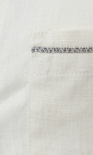 Платье-рубашка из льна