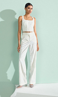 Корсетный топ с пайетками