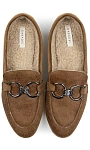 CASADEI: Лоферы с мехом
