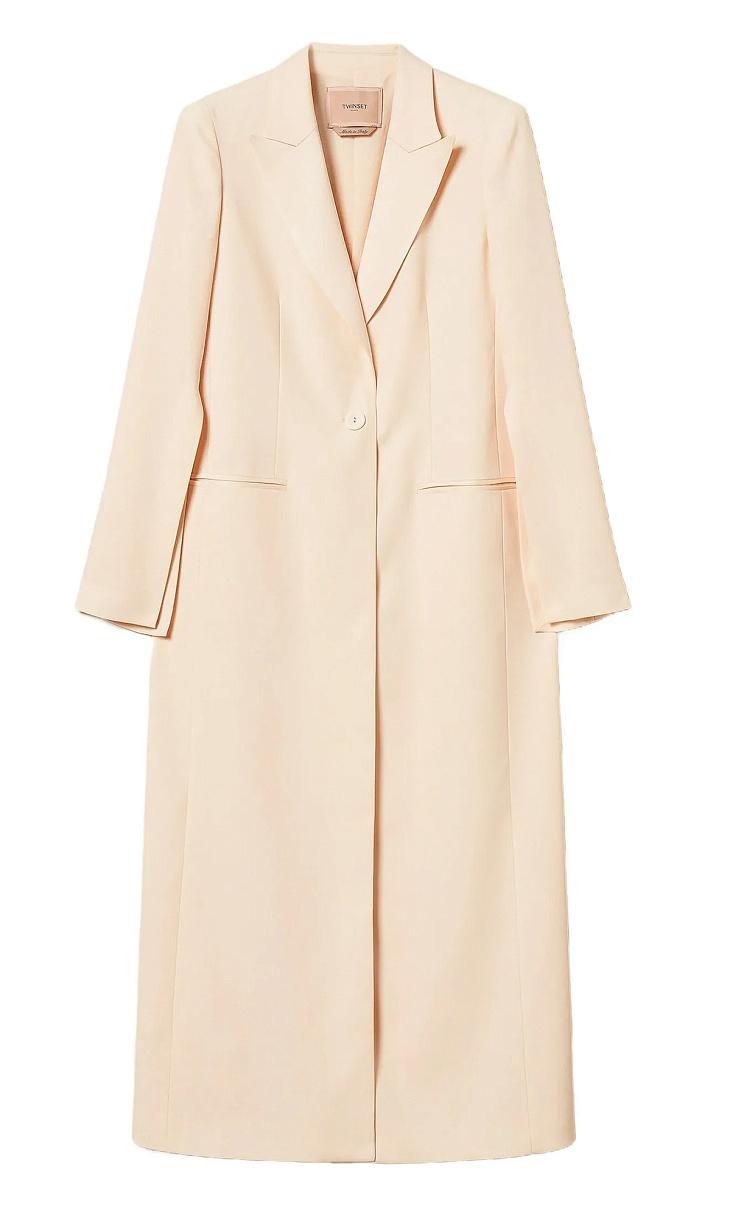 TWINSET: Платье с лацканами