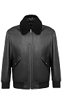 HUGO BOSS: Куртка из кожи