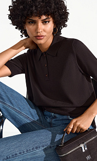 Поло из мериносовой шерсти