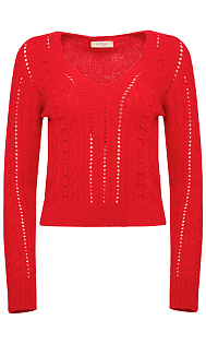 Пуловер из шерсти альпака