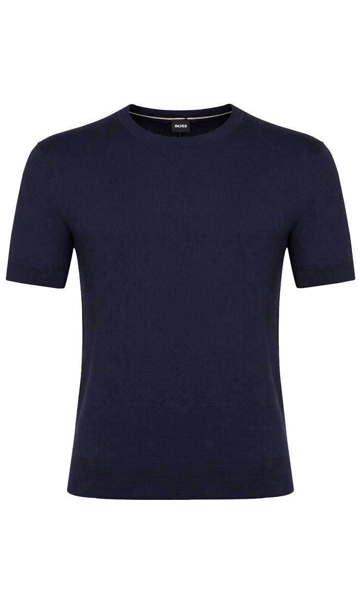 HUGO BOSS: Пуловер с короткими рукавами