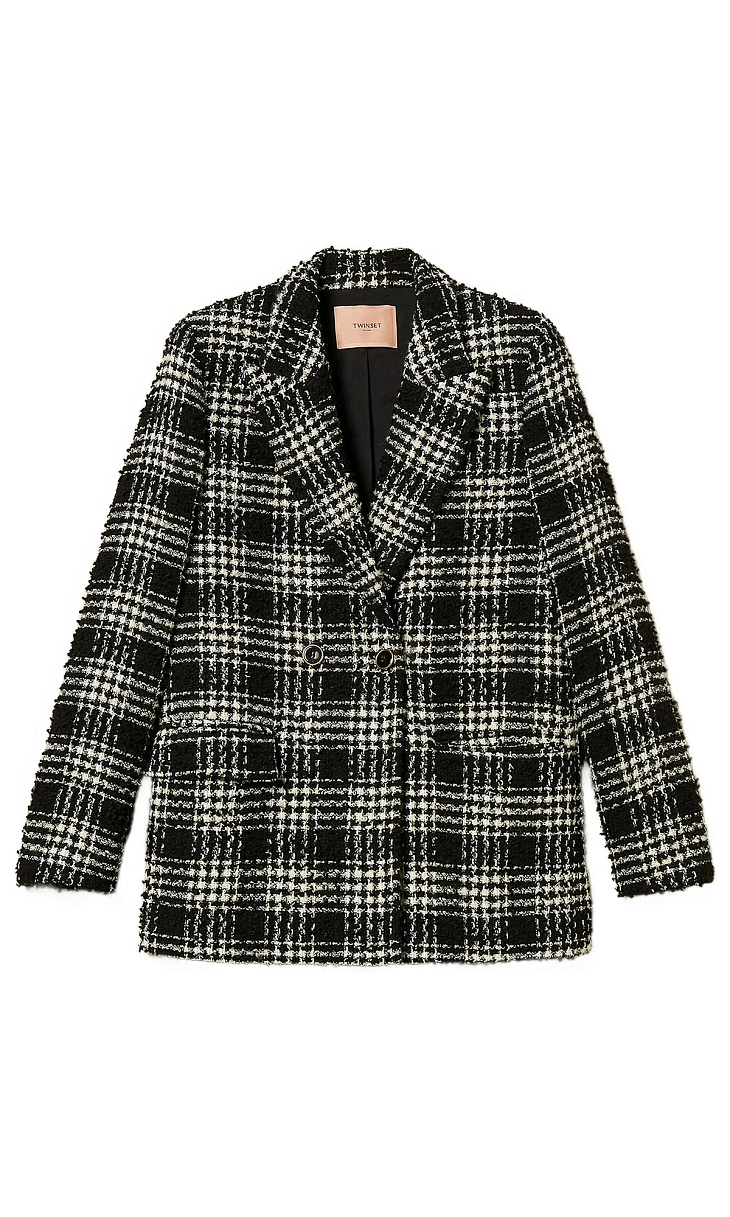 TWINSET: Пиджак в клетку