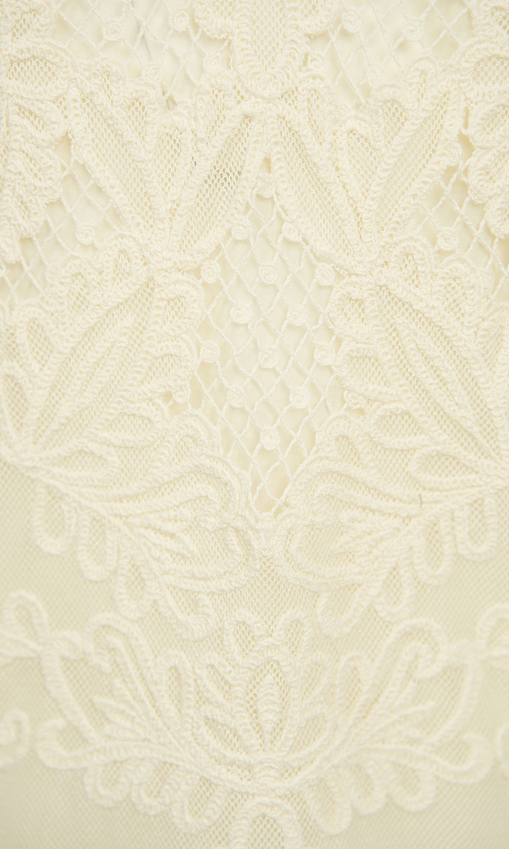 TWINSET: Муслиновое платье с вышивкой