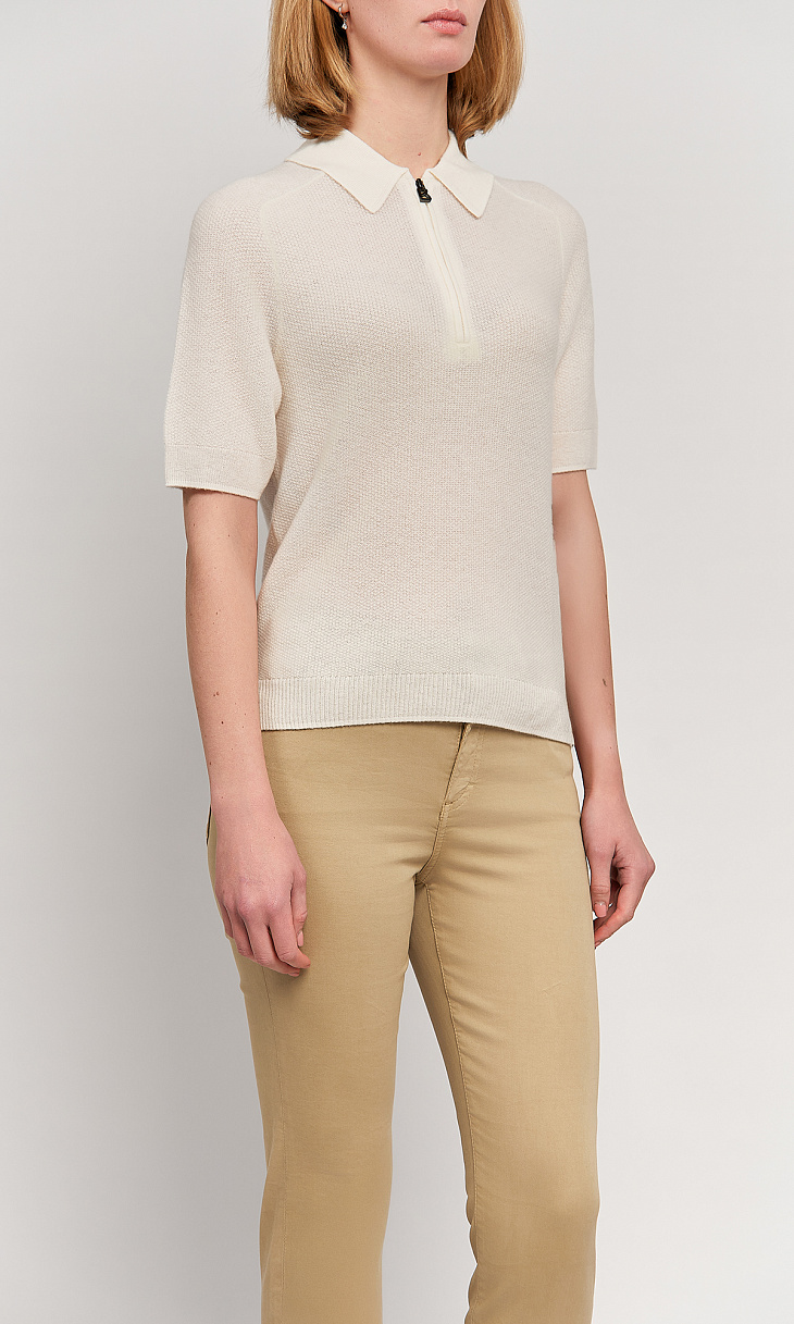 BOGNER: Поло из шерсти и кашемира