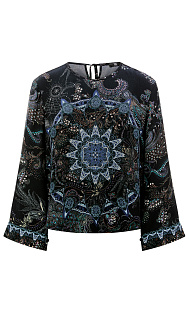 Блуза с принтом
