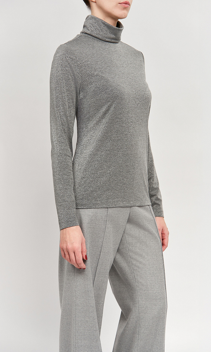 BOGNER: Водолазка с металлизированной нитью