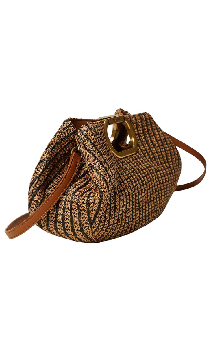 TWINSET: Клатч из соломы