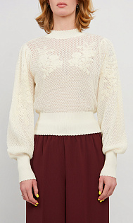 Ажурный пуловер