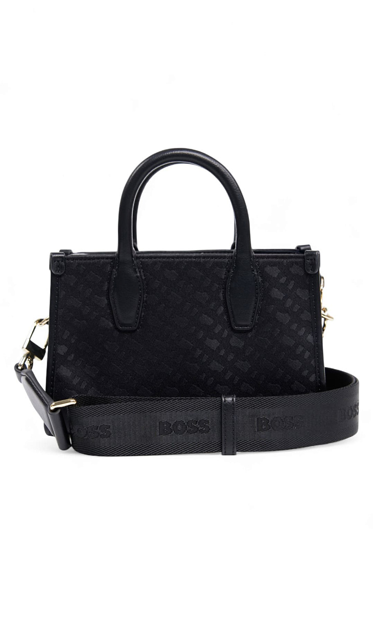 HUGO BOSS: Сумка из текстиля и искусственной кожи