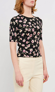 Пуловер с принтом