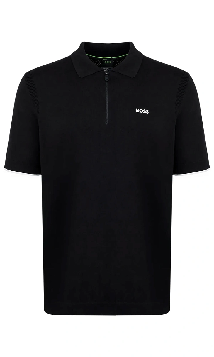 HUGO BOSS: Поло с логотипом