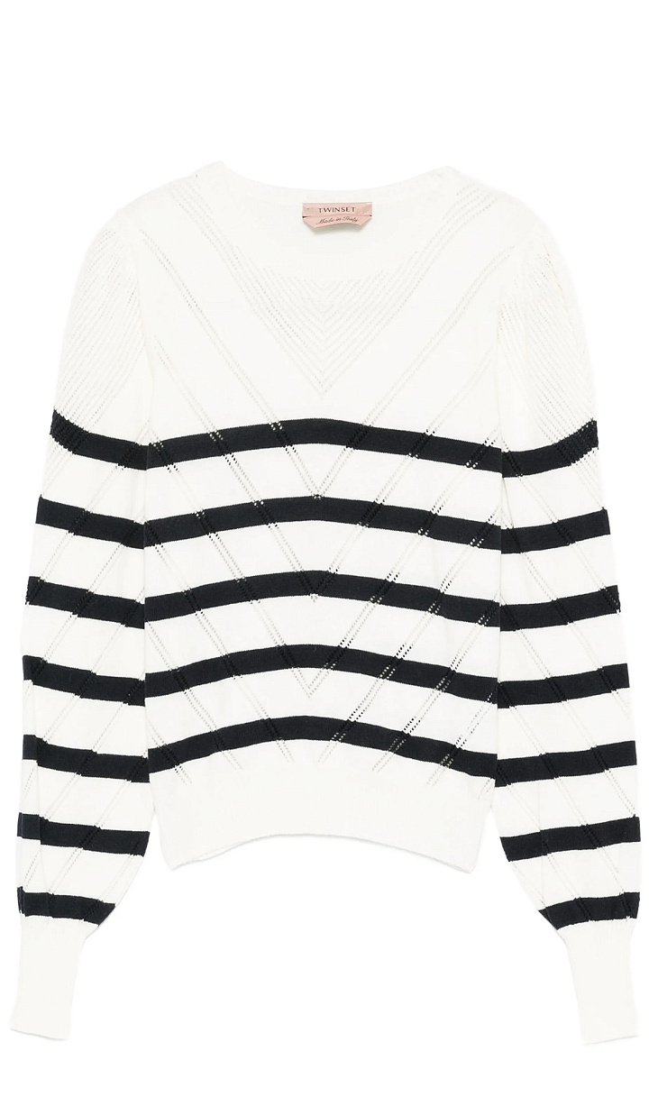 TWINSET: Пуловер из хлопка и кашемира