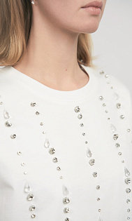 Футболка со стразами