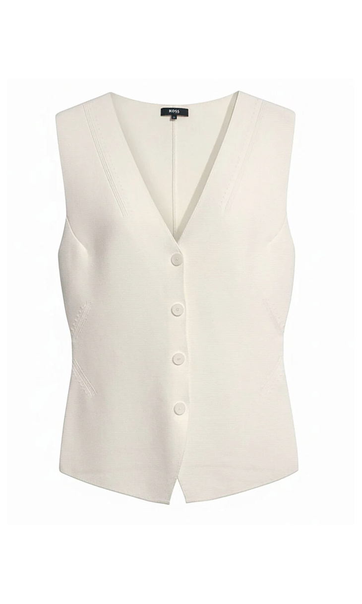 HUGO BOSS: Жилет из вискозы