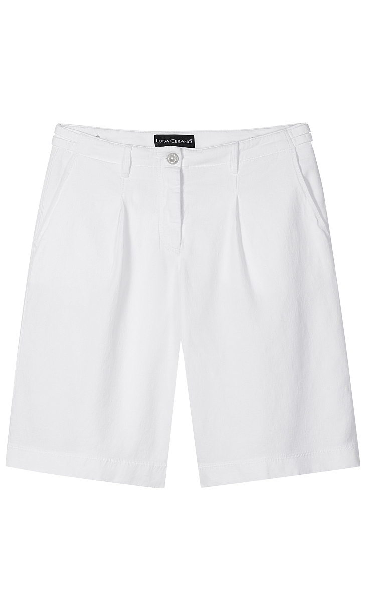 LUISA CERANO: Шорты-бермуды из льна