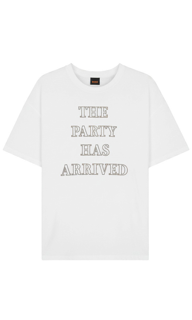 HUGO BOSS: Футболка с рисунком